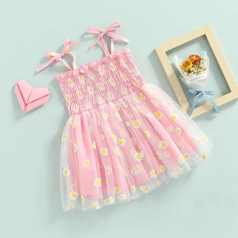 Girl`s Dresses Ma&baby 6m-4Y Toddler Infant Kid Girls Dress Floral Print Tulle Tutu Party Birthday Holiday For Summer Costume