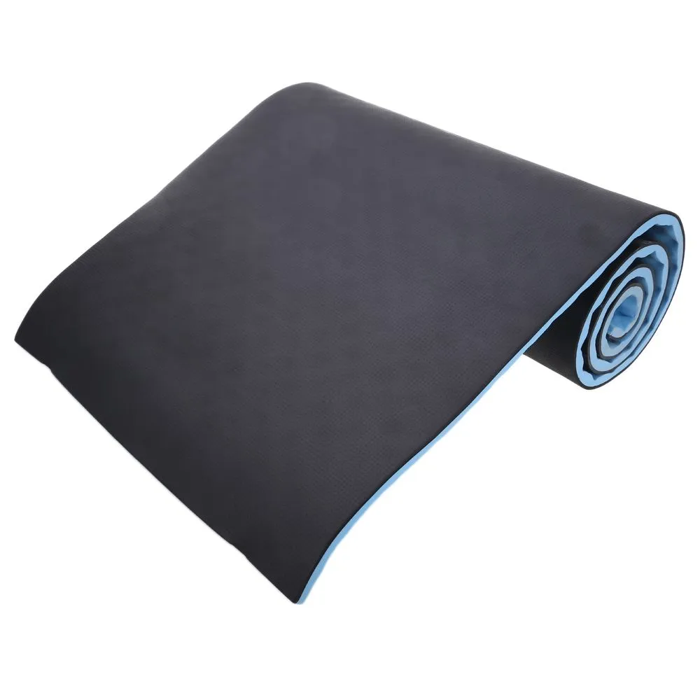 Wholesale-2020 15mm Thick Lose Weight Exercise Yoga Mat 180 x 51cm Pilates Yoga Mat With Carrying Straps Fitness Moisture-Proof Foam