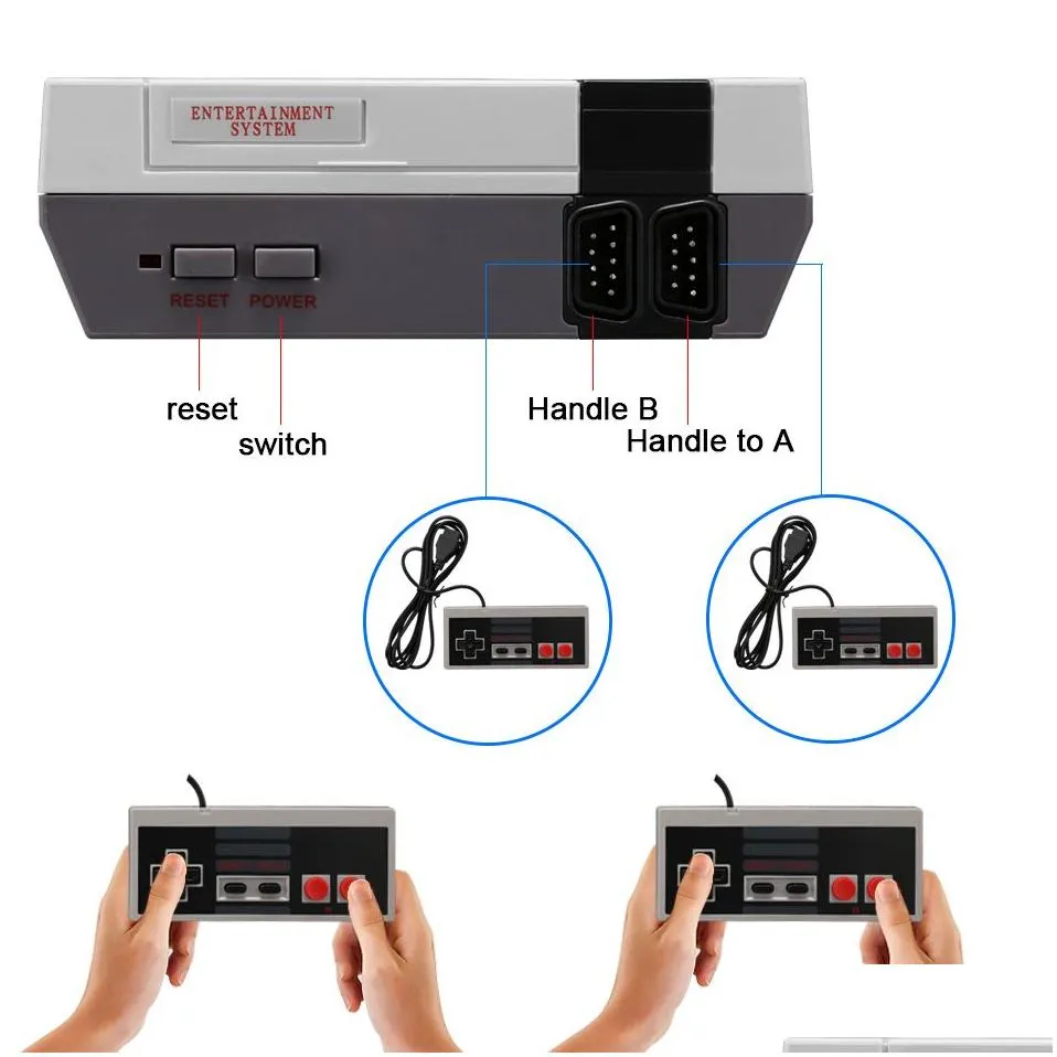 620 Games Video Handheld Player 128G Mini Classic Game Console with Retail Box