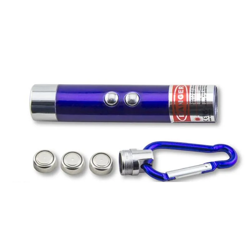 Mini 3in1 LED Laser Light Laser Pointers Pointer Key Chain Flashlights Torch Flashlight Money Detector Light 6 Colors