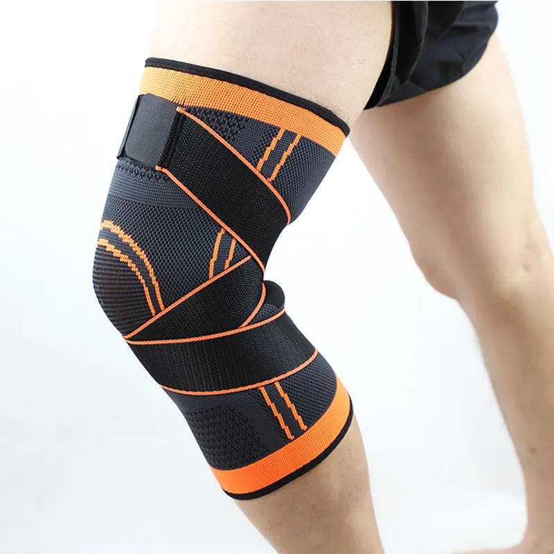 Knee Pads Elbow & Protector Brace Support Sports Sleeve Pad Kneepad Compression Basketball Volleyball Warmer For Arthritis Bike Warm1