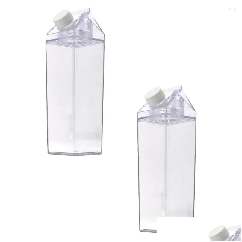Water Bottles 2 Pcs Milk Bottle Leak-proof Kids Storage Container Versatile Practical Household