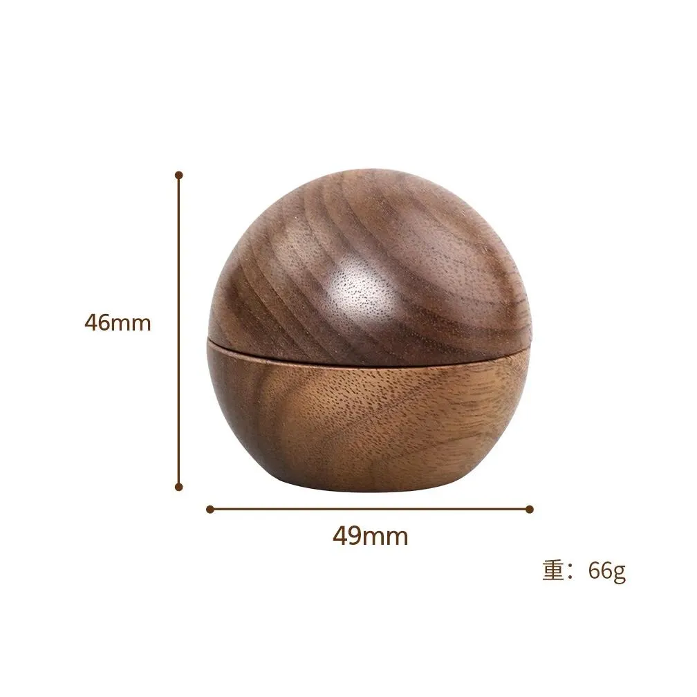 Herb Grinder Spherical Wooden Smoke Household Smoking Accessories Tobacco Grinders 37X54Mm Drop Delivery Home Garden Sundries Dhucr