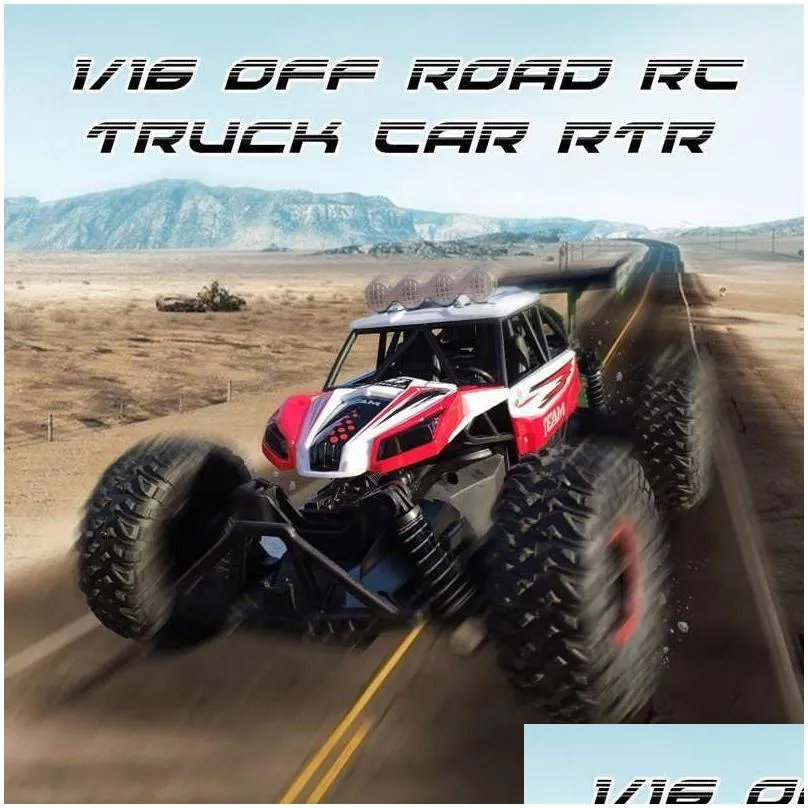 Electric/Rc Car Flytec 6029 116 24G Remote Control Rwd Rc Racing High Speed Electric Offroad Vehicle Rtr Model For Children Toys Y2003 Otw1K