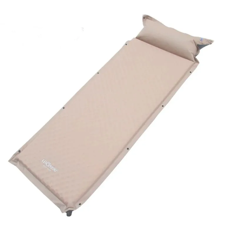 Mat 1Person Thickness 5cm Automatic SelfInflatable Mattress Cushion Pad Tent Camping Mats Comfortable Bed Heating Lunch Rest Tour