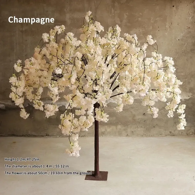 Artificial Cherry Blossom Tree  Tree Wedding Flowers Cherry Tree Wedding Party Birthday Backdrop Home Living Room Decoration