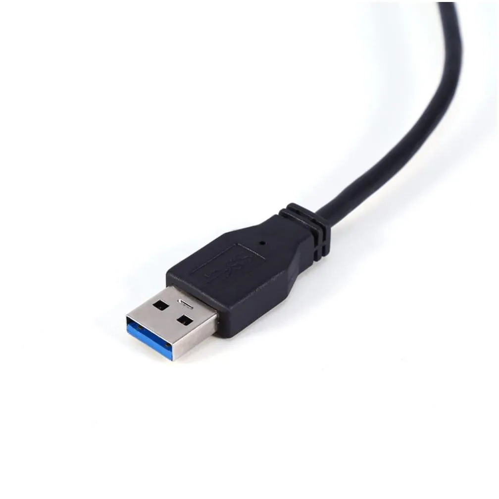 PC USB 30 To Sata Cable 22 Pin Power Adapter Cable for 25 HDD SDD Hard Disk Drive7588530