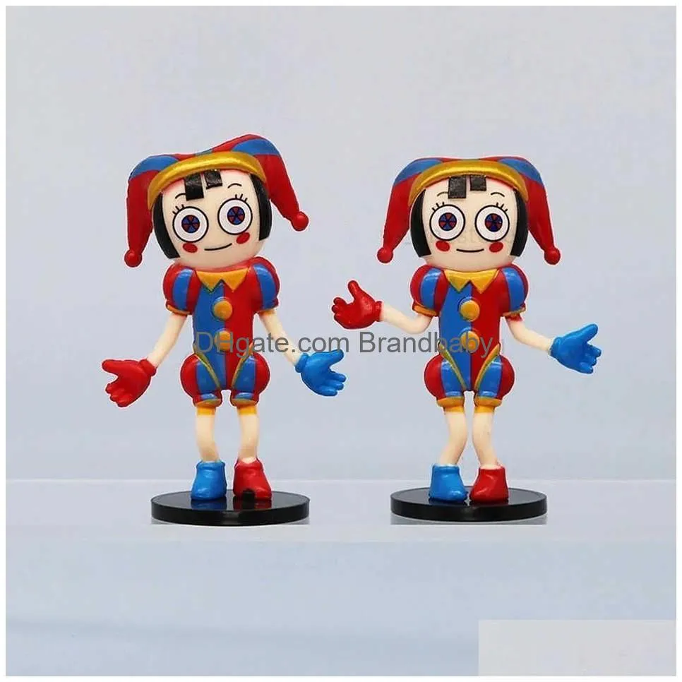 Action & Toy Figures The Amazing Digital Circus Figure Pomni And Jax Pie Doll Toys Cute Kids Children Christmas Drop Delivery Gifts Dhiat