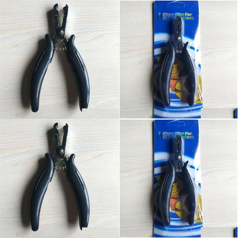 Pliers 1pcs Black Keratin Rebonds Remove Pliers for Fusion Hair Extension Nail Hair Plier Salon Tools Kit pinze per capelli Haar Zange