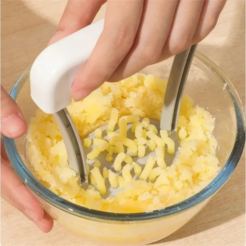Manual Potato Masher ABS PP Plastic Material Pressed Potato Pumpkin Portable Tool Kitchen Gadgets for Babies Food MHY061