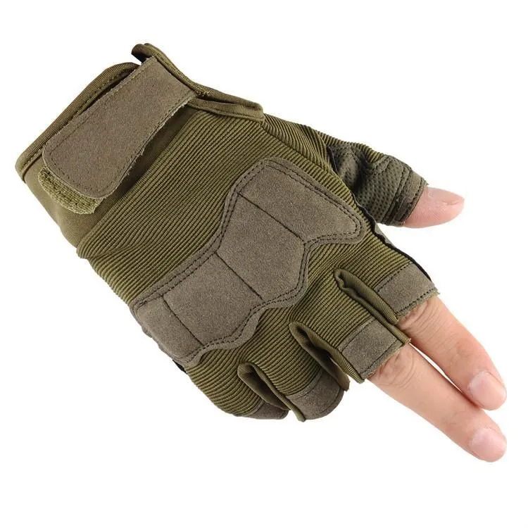 Sports Gloves Tactical Half Finger Special Forces Military Fans Men`s And Women`s Outdoor Mountaineering Training Fitness