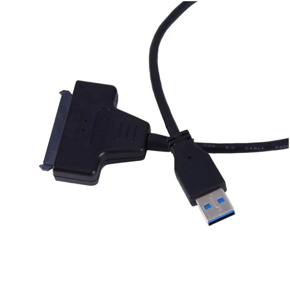 PC USB 30 To Sata Cable 22 Pin Power Adapter Cable for 25 HDD SDD Hard Disk Drive7588530