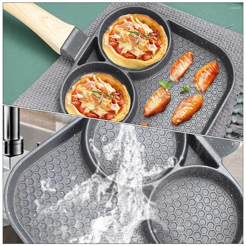 Pans Breakfast Frying Pan Non-Stick Egg Cooker Pot Skillet With Handle
