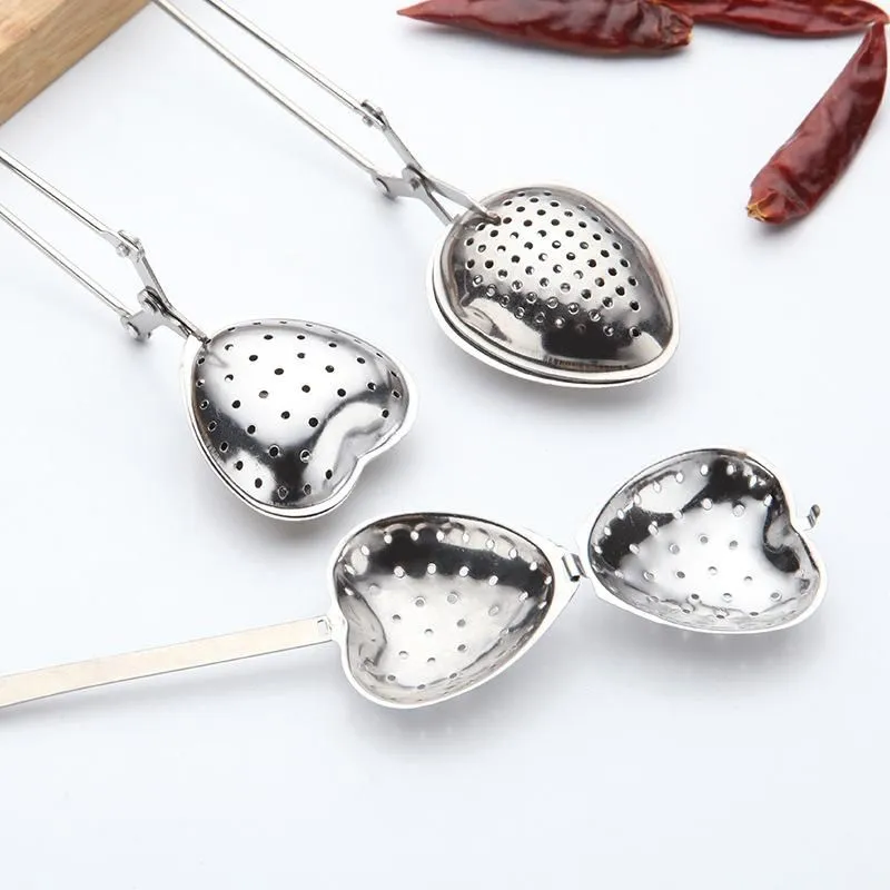 Sphere Mesh Tea Strainer Stainless Steel Handle Tea Ball Tea Infuser Kitchen Gadget Coffee Herb Spice Filter Diffuser 0513