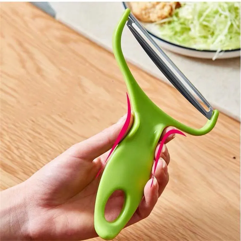 Stainless Steel Knife Wide Mouth Cabbage Grater Fruit Peeler Potato Slicer Cooking Tools Kitchen Accessories MHY004