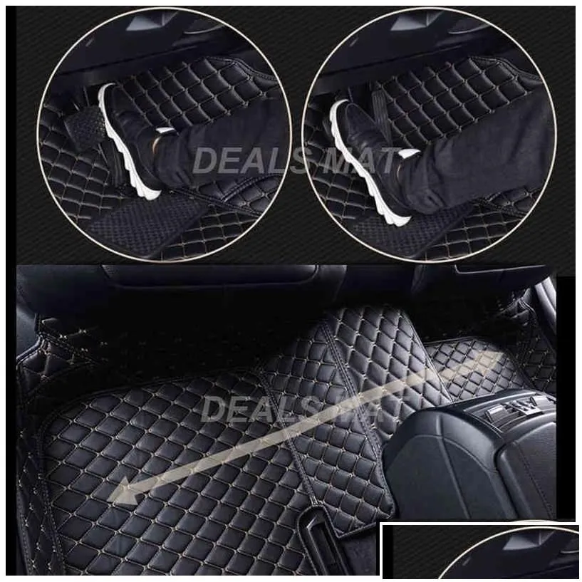 floor mats carpets 100% fit car mats with pockets floor carpet rugs for vw 2006 2007 2008 2009 2010 2011 2012 2013 2014 h220415 drop