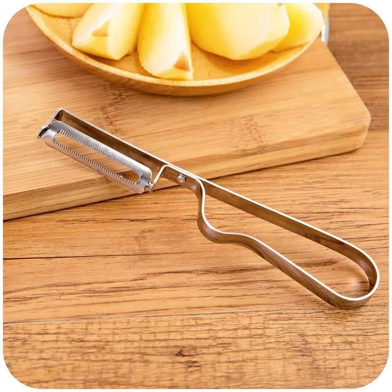 Stainless Steel Cutter Vegetable Fruit  Slicer Potato Peeler Parer Tool TLY019