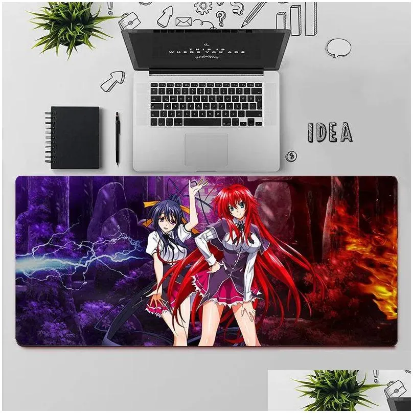 Mouse Pads Wrist Rests YNDFCNB Top Quality High School Dxd Natural Rubber Gaming Mousepad Desk Mat Large Pad Keyboards90330016324938