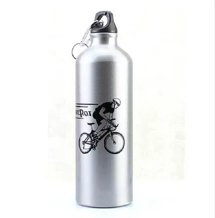 750ML Water drink Bottle Aluminum Alloy MTB Bike Water Bottle Outdoor Sport Camping Hiking Bicycle Bike Cycling Water Bottles8579845