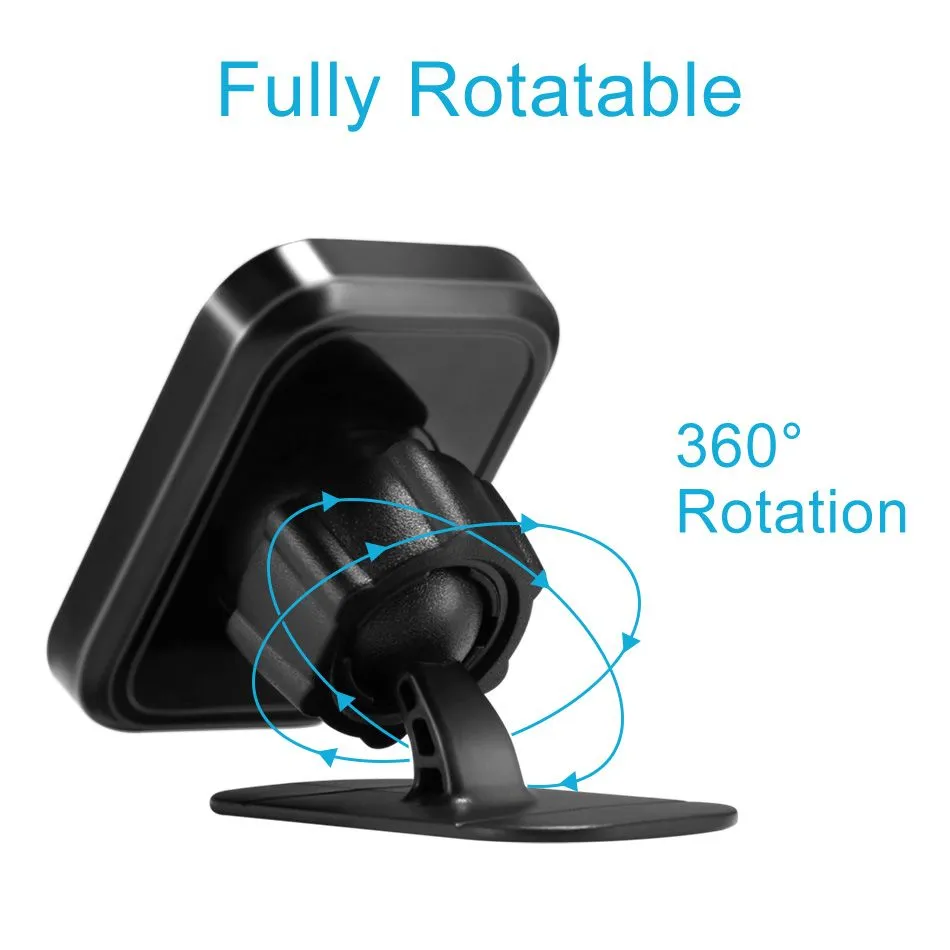 Magnetic Car Holder for GPS Air Vent Dashboard Strong Magnetic Stand Phone 360 Rotated Car Mount for Universal Cellphones Auto Accessories in Flat