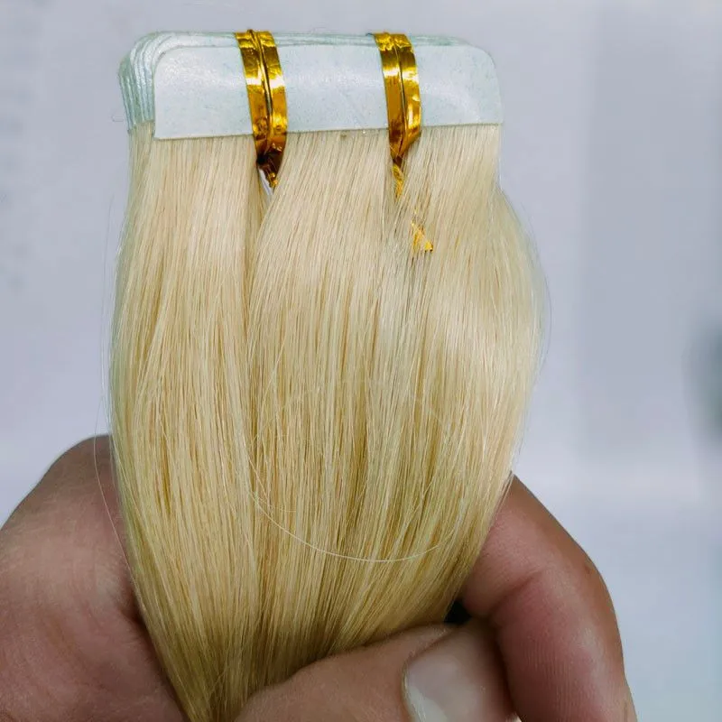 Hotsale Human Hair Thick Skin Weft Seamless Invisible Tape Remy Hair 100g Natural Color 20 22 24inch