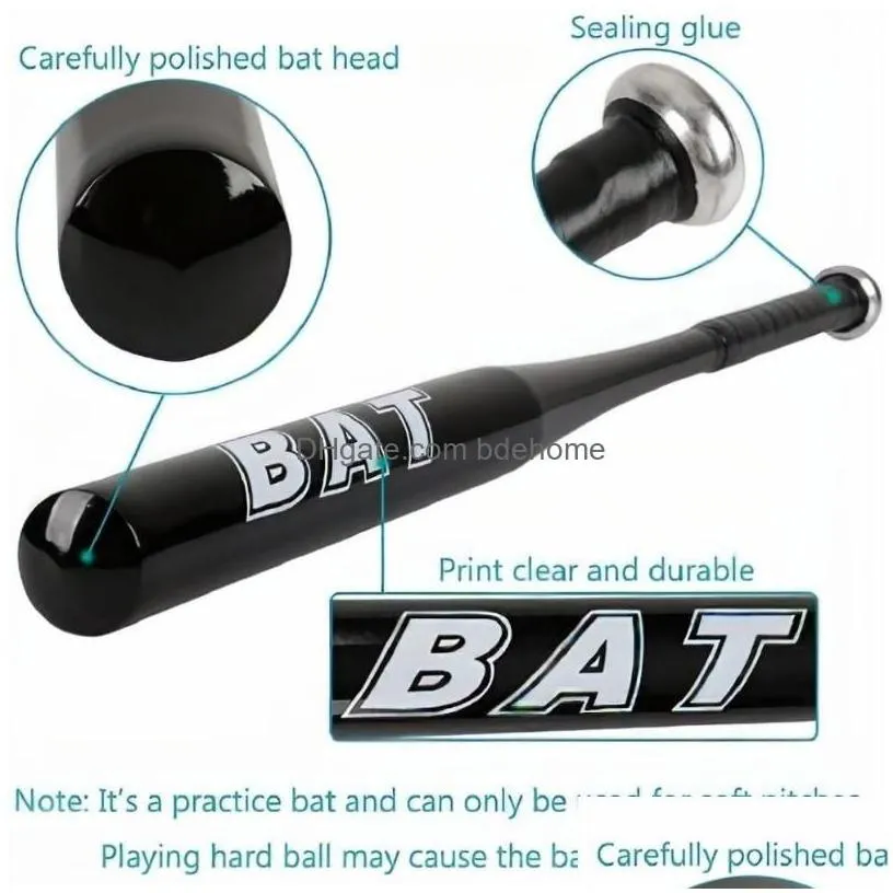 Other Sporting Goods New Aluminum Alloy Thickened Baseball Bat And Softball For Youth Outdoor Sports Traing Home Car Defense Personal