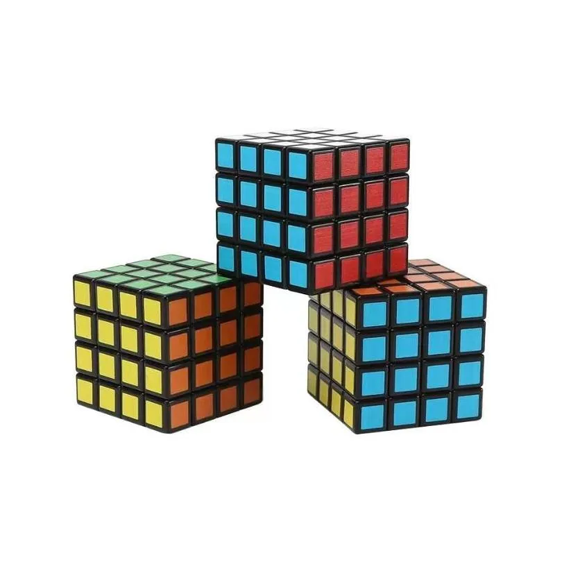 60mm colorful Magic Cube Puzzle Style Herb grinder With Metal Shredder 4 Piece for smoking Accessories tobacco spice Crusher Miller abrader