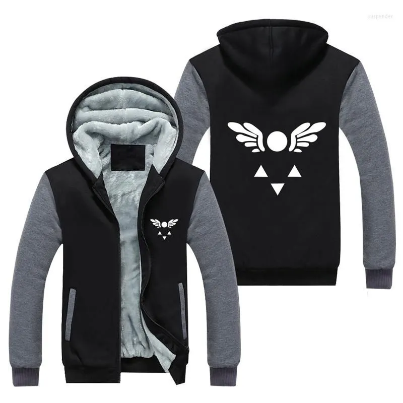 Men`s Hoodies Undertale Sans Frisk Thick Hooded Hoodie Sweatshirts Jacket Coat Top