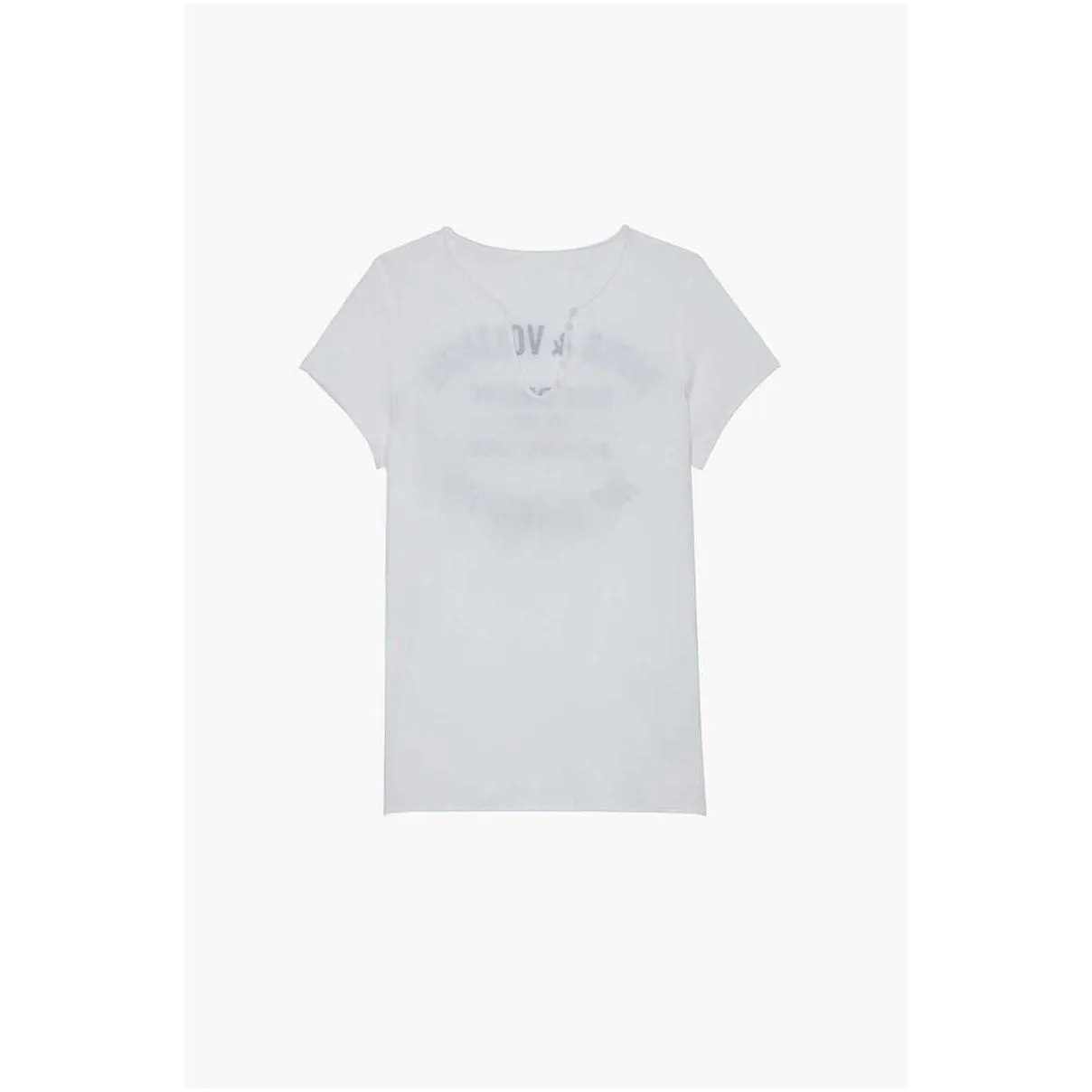 Women`S T-Shirt 24Ss Zadig Voltaire Fashion Women Designer T Shirt Summer Cotton New Plover Tee Classic Letter Print Drilled U-Neck Ve Ot8Ag