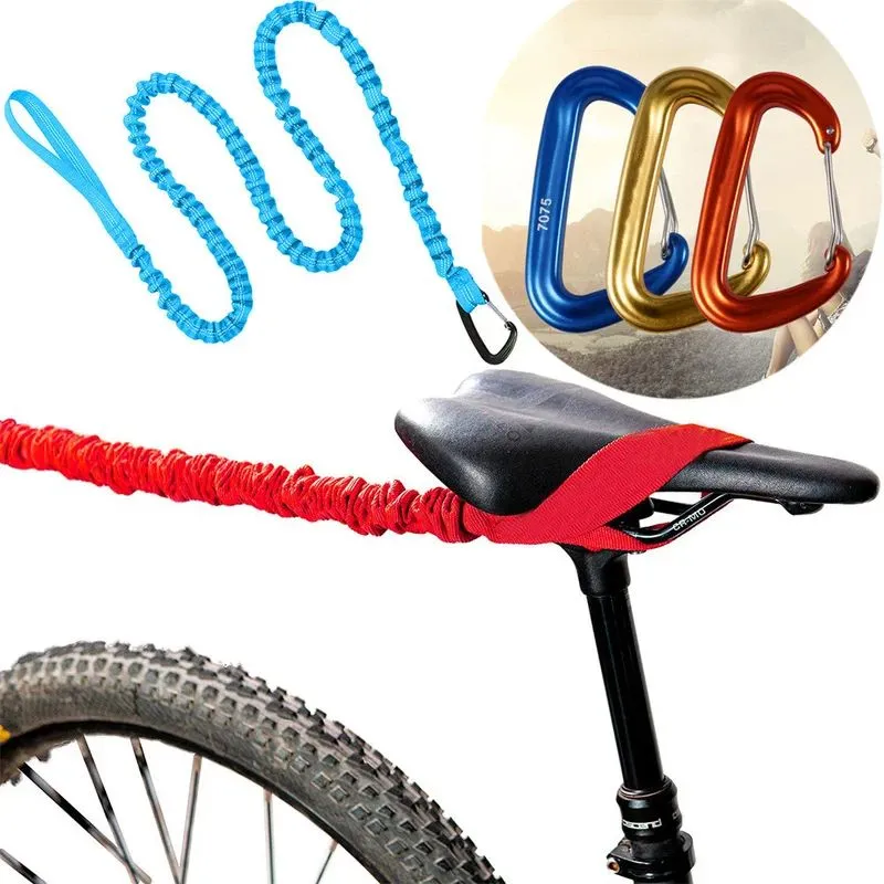 Tools Bicycle Elastic Leash Belt Nylon Traction Rope ParentChild MTB Bike Towing Rope Kid Ebike Safety Equipment Outdoor Tool