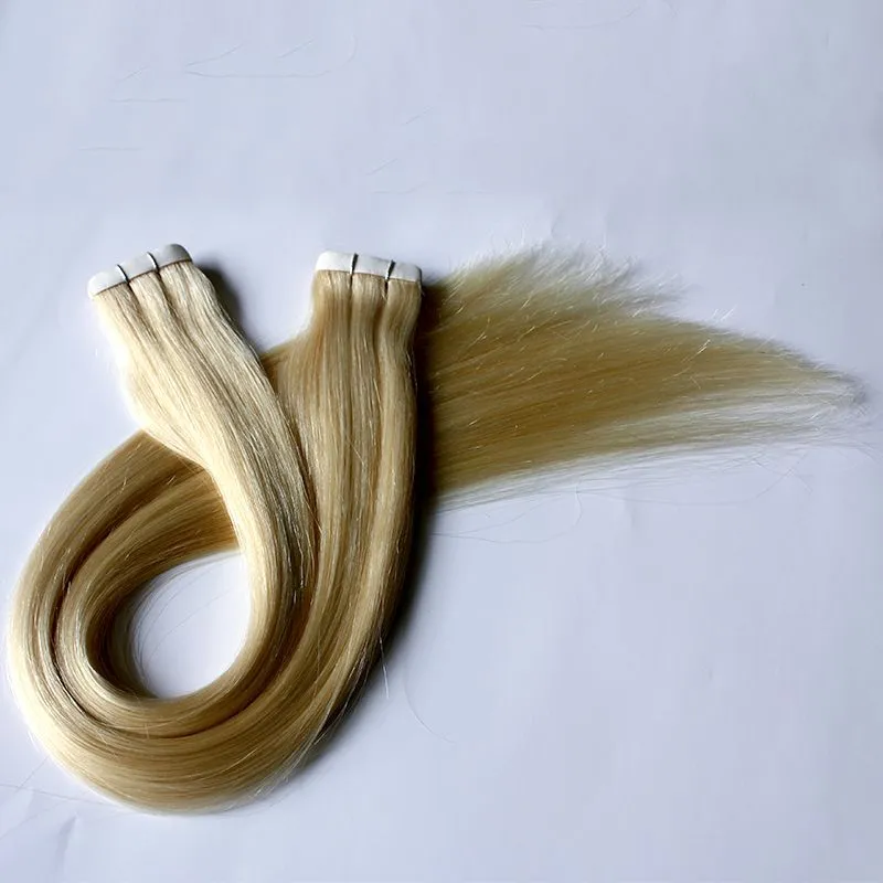 Hotsale Human Hair Thick Skin Weft Seamless Invisible Tape Remy Hair 100g Natural Color 20 22 24inch