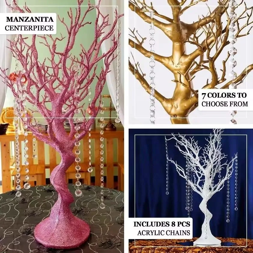 Wedding Decor Artificial Resin Tree Centerpieces Manzanita Trees for Wedding Centerpieces