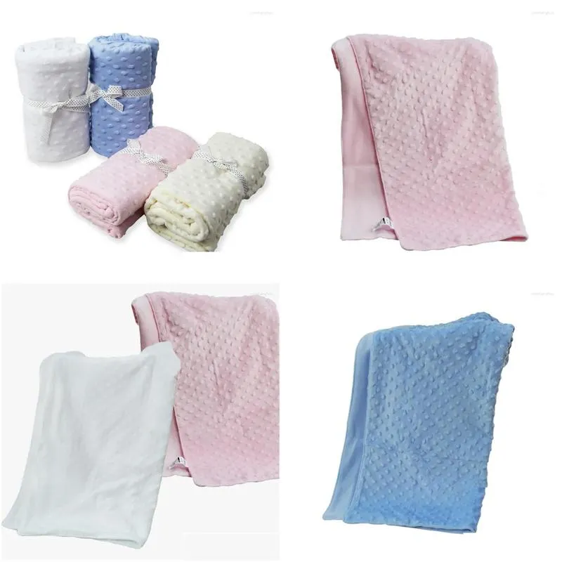 Blankets Born Baby Blanket Swaddling Bedding Set Swaddle Soft Fleece Toddler Crib Bed Stroller