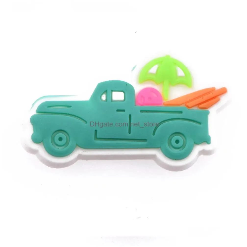 custom pickup trucks small car bottles clog shoe charms decoration clog charm holiday gifts for kids