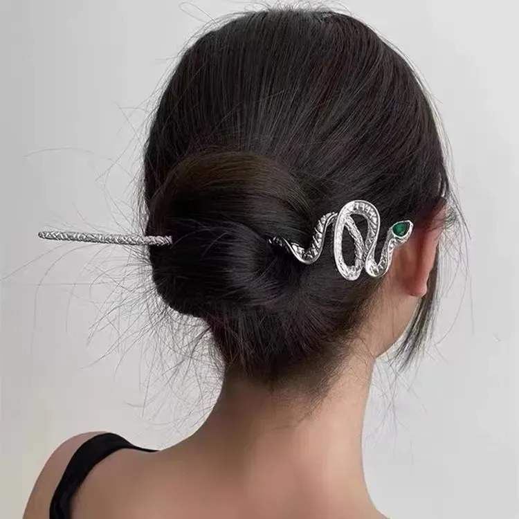 Hair Clips Outdoor Fashion Serpentine Hairpin Tray Accessories For Women