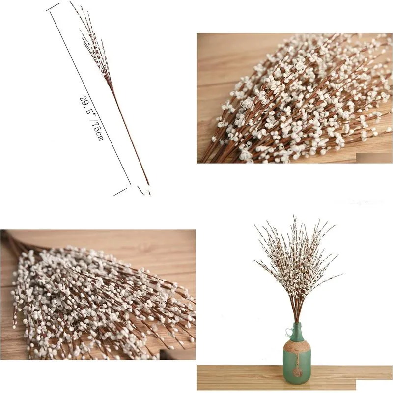 Dried Flowers 10 Pieces 29.5 Long Of Artificial Fake For Wedding Home Office Party El Indoor Or Yard Drop Delivery Garden Decor Fragra Otsfm