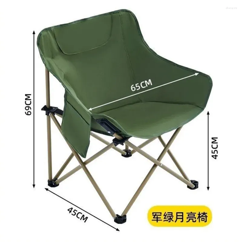 Camp Furniture Fold Beach Chairs Portable Stool Camping Outdoor Simplicity Breathable Oxford Comfort Beautiful Stable