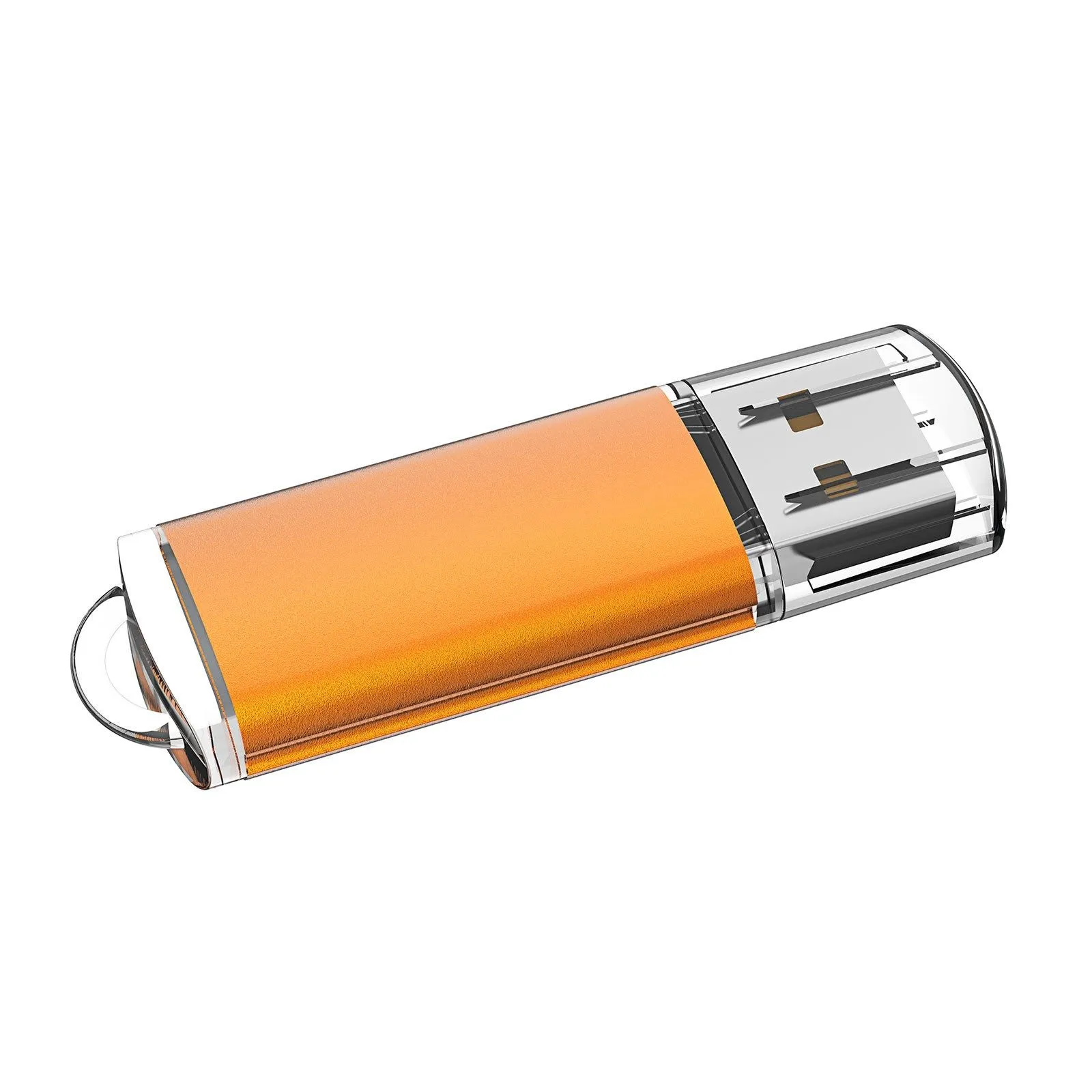 Orange Bulk 100pcs Rectangle USB 2.0 Flash Drives 64MB Flash Pen Drive High Speed 64MB Thumb Memory Stick Storage for Computer Laptop