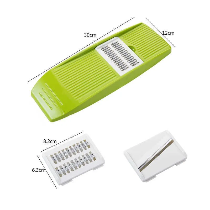 Multifunctional vegetable cutter Stainless Steel Vegetable with 3 Blades Slicer Cutter for Potato Carrot TLY046