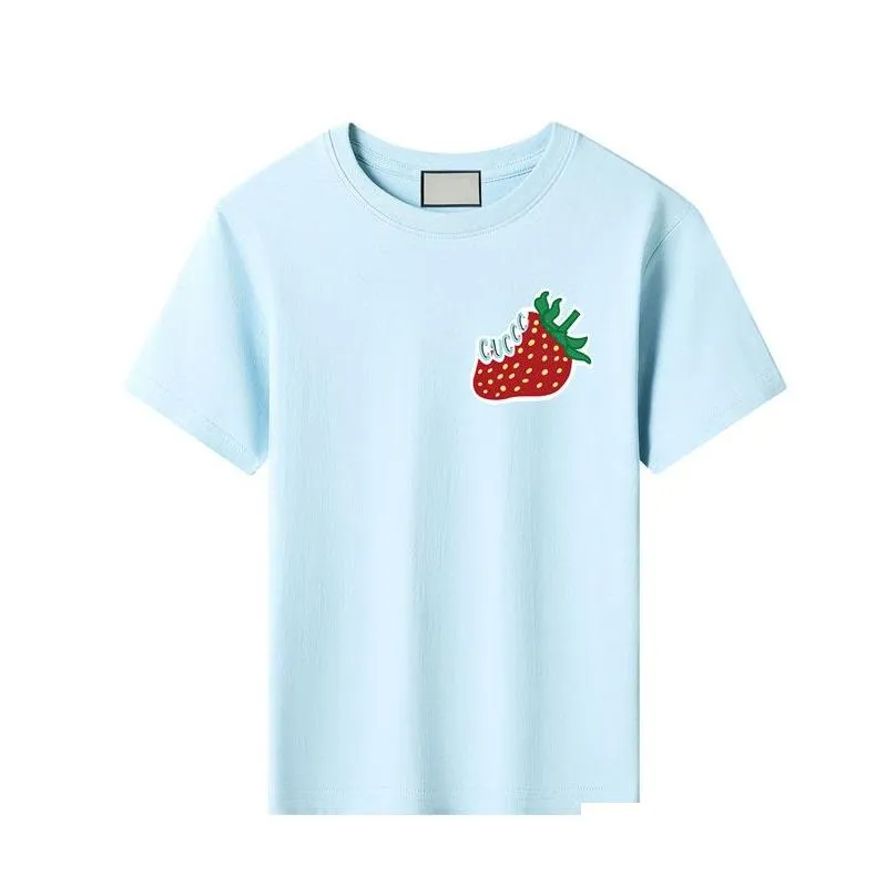 Kids T-Shirt Designers Luxury 100% Cotton Kid Shirts Boy Children Outwear Tshirt Girls Designer Geometric Pattern Clothes esskids
