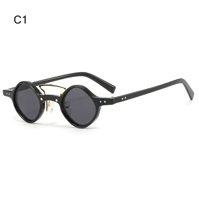 Outdoor Eyewear Gradient Men/Women Steam Punk Glasses Driving Shades Hippie Small Round Square Sunglasses