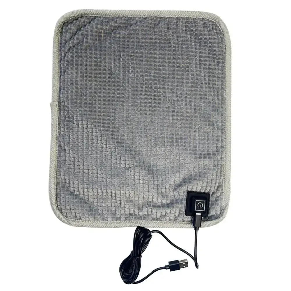 Mat Winter Car Seat Heated Cushion 30x25cm Ice Fishing Chair Thermal Mat 3 Level Temperature Picnic USB Type C Electric Heating Pad