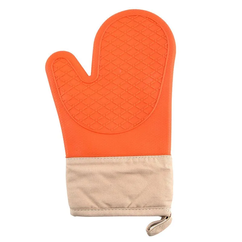 Silicone Oven Insulated Gloves Microwave Oven Anti-scalding Gloves Bakeware Resistant Mitts Baking Tools Kitchen Accessories YFA1886