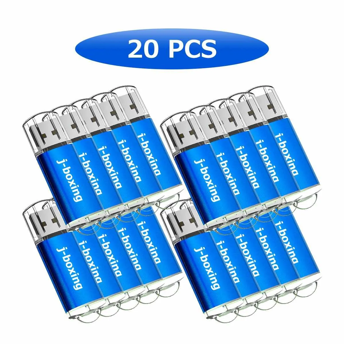 Bulk 20pcs Rectangle 1GB USB Flash Drives Flash Pen Drive High Speed 1gb Memory Stick Thumb Storage for Computer Laptop Tablet