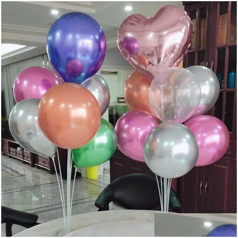 Party Decoration Birthday Balloons Stand Balloon Holder Column Plastic Stick Decorations Kids Adt Wedding Baloon Drop Delivery Home Ga Dhw2D