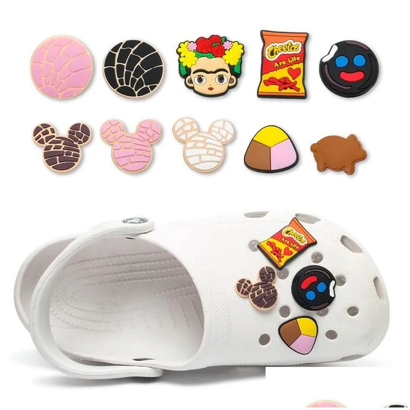 Shoe Parts & Accessories Moq 2Lots Mexico Theme Charms Wholesale Jibitz For Clog Soft Rubber Pvc Charm Promotional Mixed 10 Drop Deliv Dh718