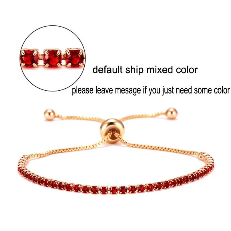 Identification 925 Sier Fashion Cz Stone Paved Bracelet Jewelry Woman Classic Stylish Crystal Adjustable With Retail Card Drop Delive Dhfus
