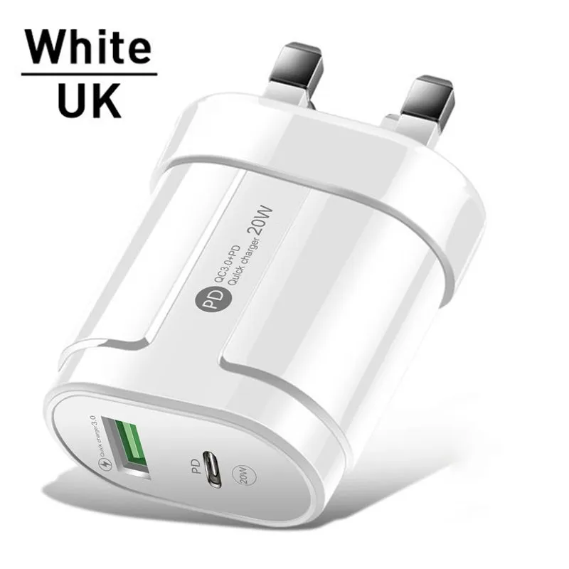 Cell phone  USB PD dualport 20W fast charging head AC dualport highpower highquality adapter8880810