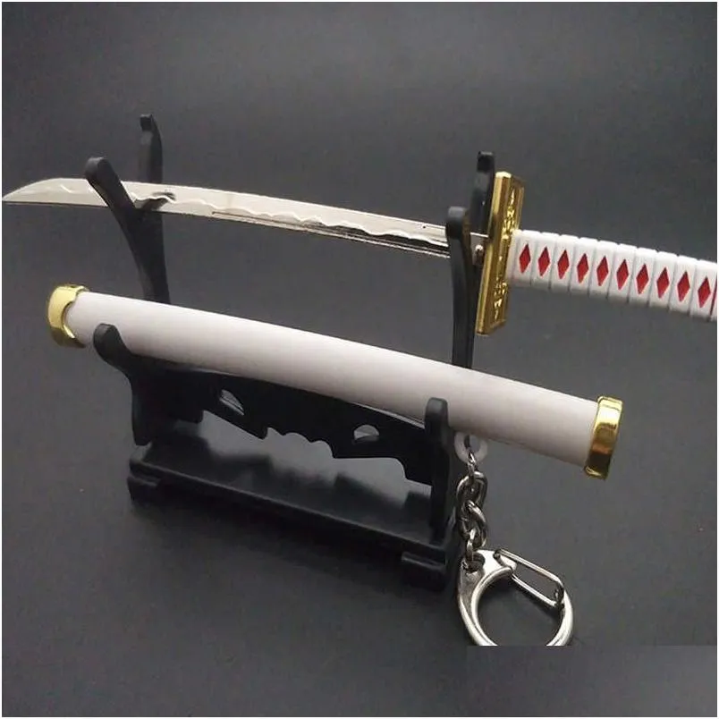 Keychains & Lanyards Chain Roronoa Zoro Sarai Sword Metal Ring Scabbard Katana Be Uni Jewelry Gifts L230314 Drop Delivery Fashion Acc Dh5Fy
