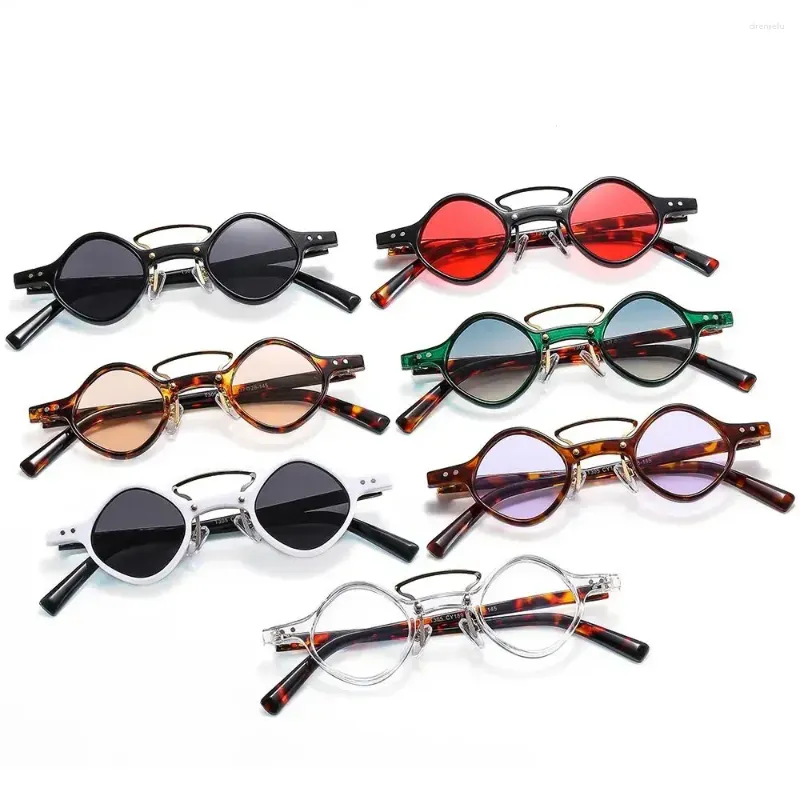 Outdoor Eyewear Gradient Men/Women Steam Punk Glasses Driving Shades Hippie Small Round Square Sunglasses